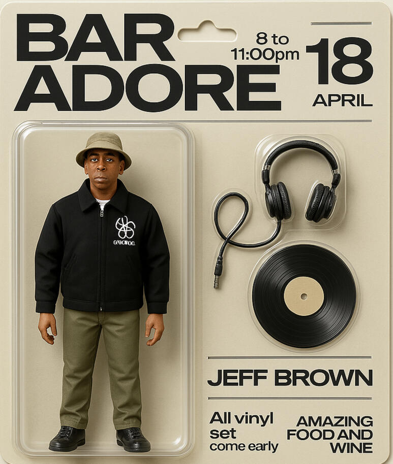 Bar Adore April 18th nothing but vinyl gems