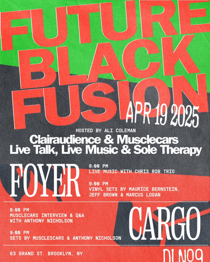 Future Black Fusion: April19th Clairaudience & MUSCLECARS