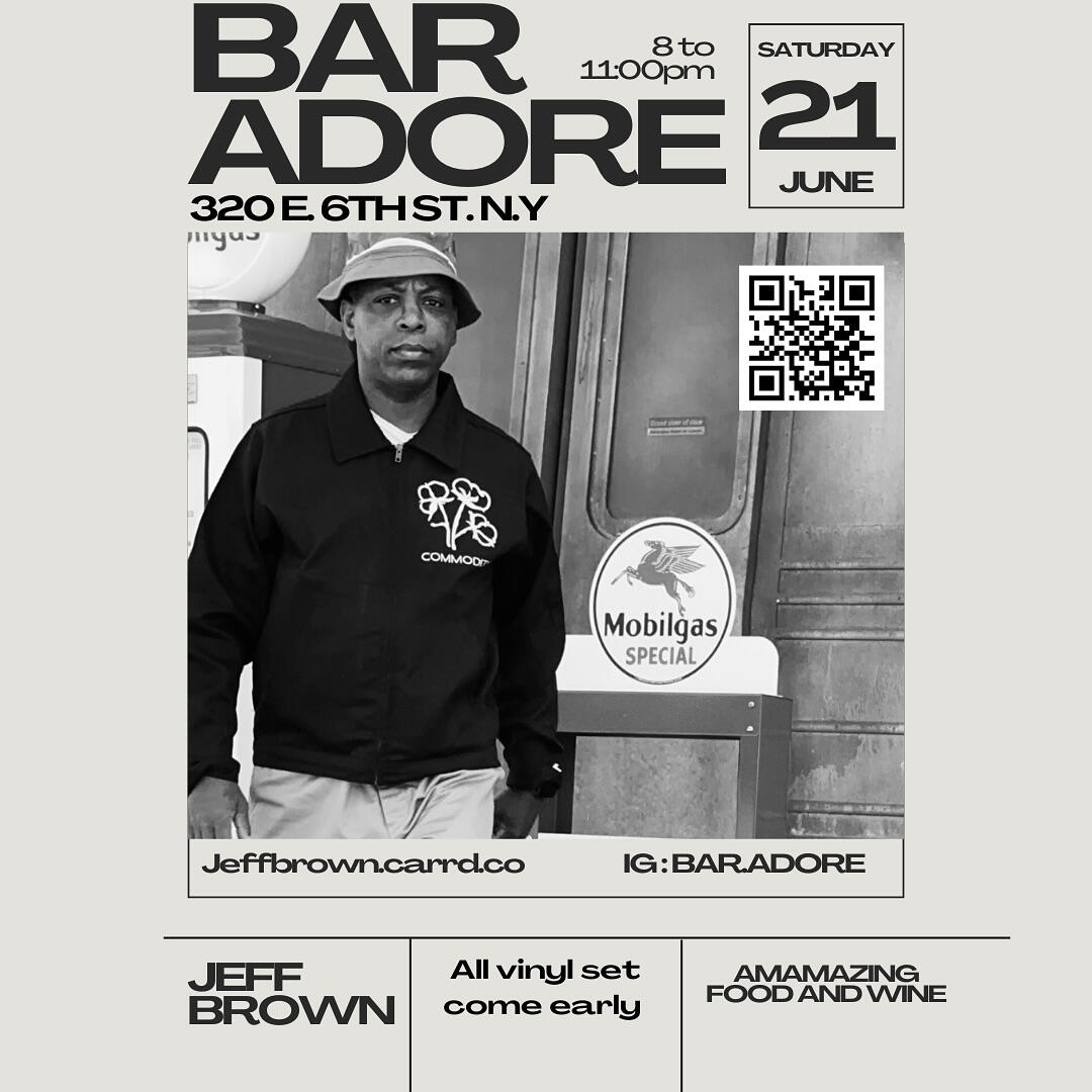 Bar Adore June 21st nothing but vinyl gems